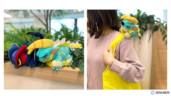 「モンスターハンターライズ：サンブレイク」よりナルガクルガとジンオウガが「ぬいぐるみ付きエコバッグ」になって登場！の画像2