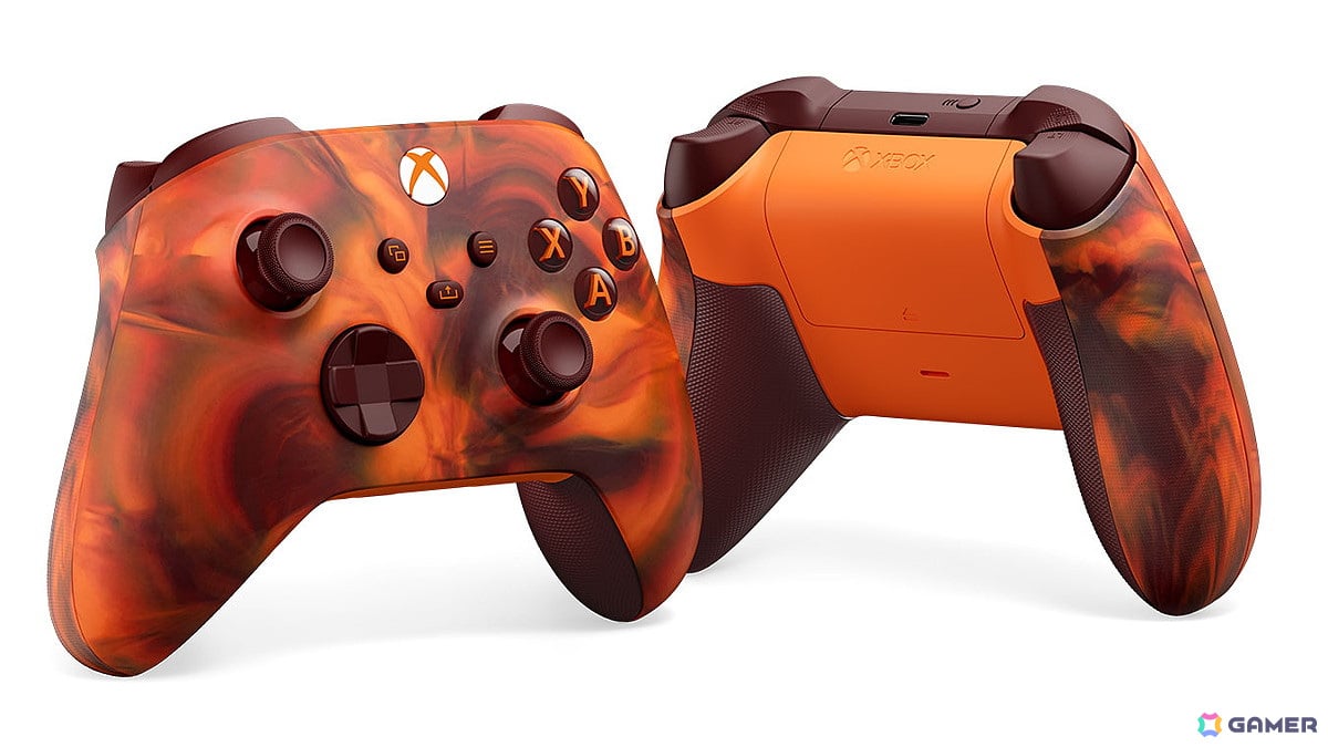 Xbox ワイヤレス コントローラー (ファイヤー ベイパー) スペシャル エディションが発売!揺らめく炎のデザインが特徴の画像