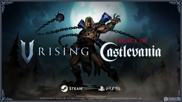 ヴァンパイアを題材にしたサバイバルアクションRPG「V Rising」がSteamにて正式リリース！「悪魔城ドラキュラ」とのコラボもの画像2