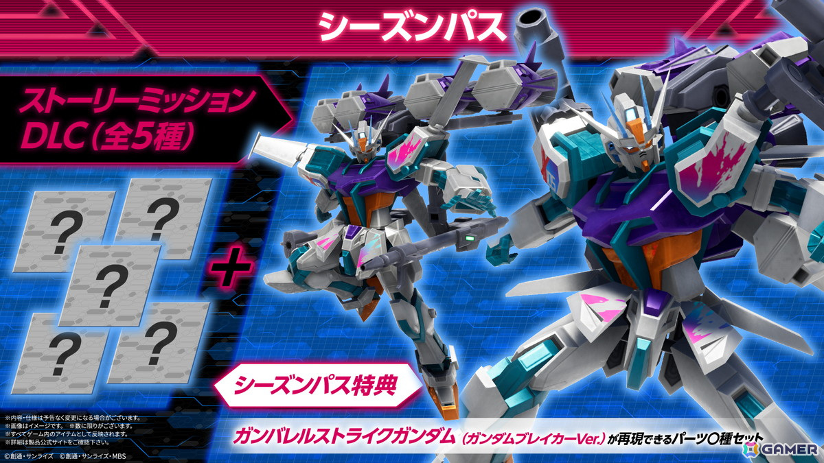 「ガンダムブレイカー4」の発売日が8月29日に決定!SDガンダムなど新規参戦機体が登場するトレーラーが公開の画像