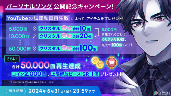 colyの贈る新作女性向けスマホゲーム「ブレイクマイケース」が配信開始！キャスト陣によるボーカル楽曲の解禁もの画像3