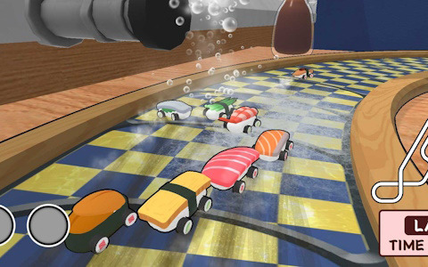 寿司ネタがコースを駆け抜けるレースゲーム「SUSHIレース」がSwitchで5月23日に配信！おすそわけプレイで最大4人対戦も