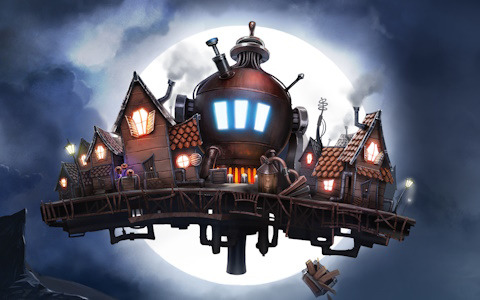 空飛ぶ都市を作るサバイバルシティビルダー「ドリームエンジンズ ～旅する都市～」のバージョン1.0がSteamで配信開始！