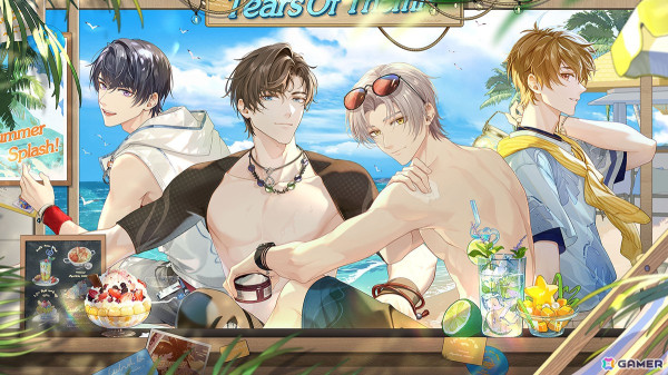「未定事件簿」でイベント「澄んだ夏の海」が5月16日より開催！左京静真SSR「盛夏に咲く夢花火」と森月黎SSR「真夏の戯れ」も登場の画像1