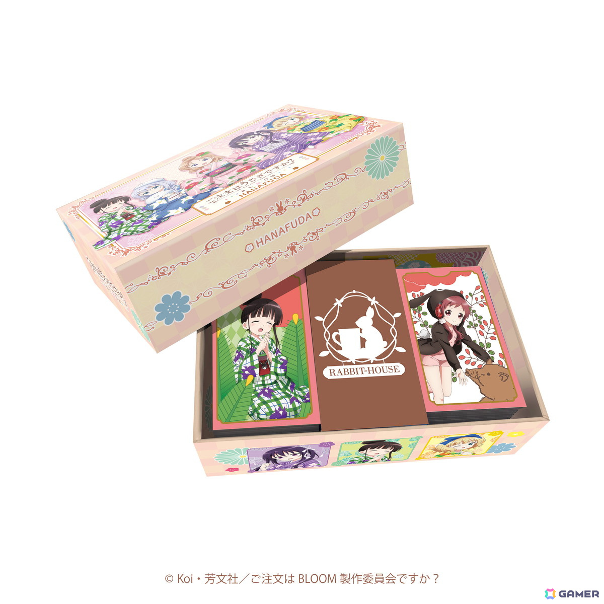 ご注文はうさぎですか？ BLOOM OFR 10枚 新裁断 アニメ「ご注文はうさぎですか？BLOOM」の10周年を記念した特製花札が5