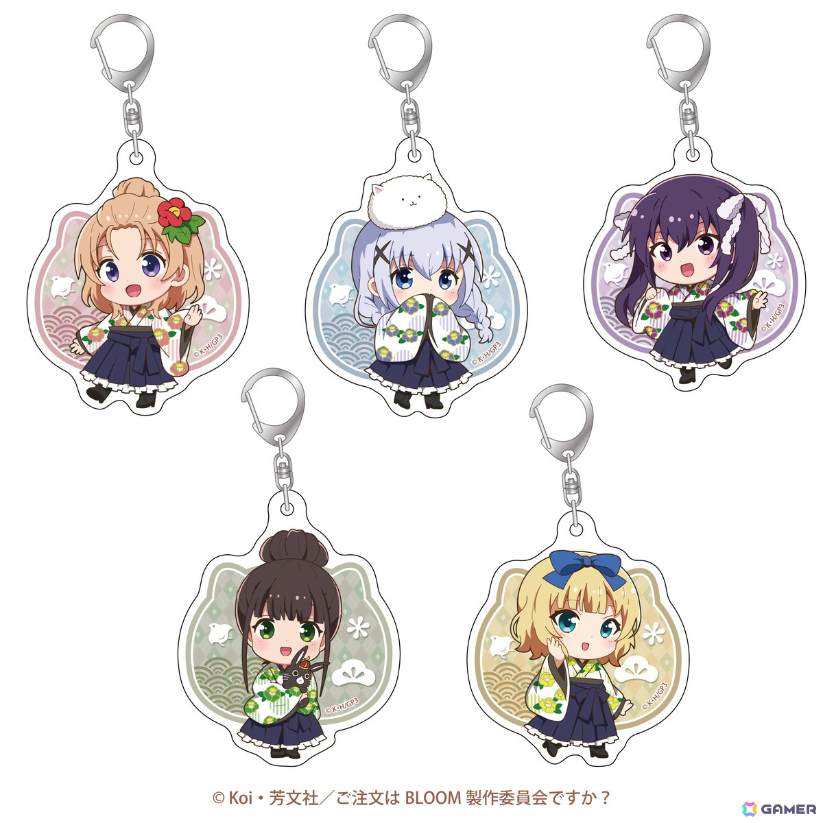 アニメ「ご注文はうさぎですか？BLOOM」の10周年を記念した特製花札が5