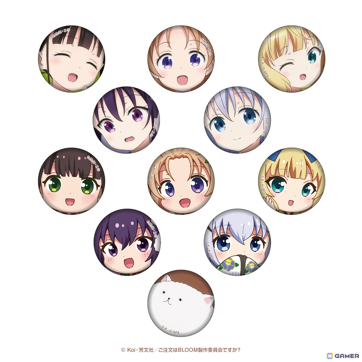 アニメ「ご注文はうさぎですか?BLOOM」の10周年を記念した特製花札が5月10日より予約販売開始!の画像