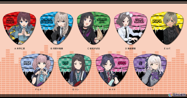 ガールズバンドクライ」アクリルキーホルダーやアクリルスタンド