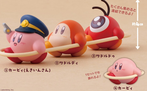 「星のカービィ しゅしゅぽぽごっこ～プププ☆トレイン～」がガシャポンに登場！5月第3週より順次発売
