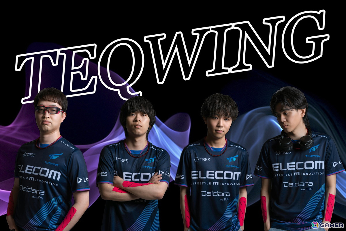 プロeスポーツチーム「TEQWING e-Sports」が2024～2025シーズンの新ユニフォームを公開！の画像