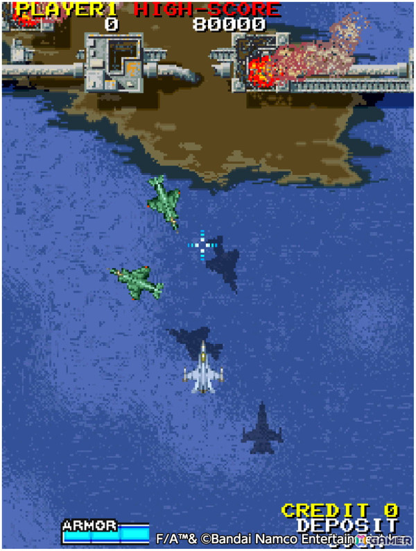 アーケードアーカイブス10周年記念タイトルとして「アーケードアーカイブス F/A」が5月15日に配信！の画像