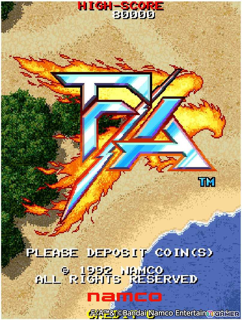 アーケードアーカイブス10周年記念タイトルとして「アーケードアーカイブス F/A」が5月15日に配信！の画像1