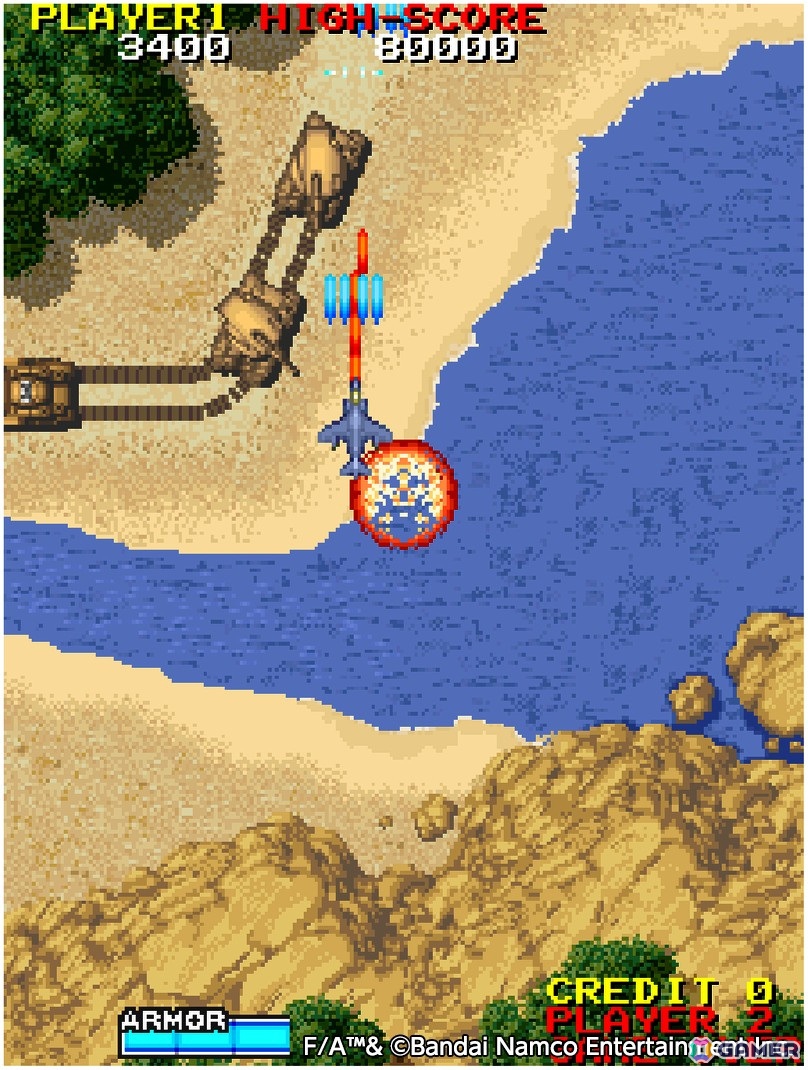 アーケードアーカイブス10周年記念タイトルとして「アーケードアーカイブス F/A」が5月15日に配信！の画像5