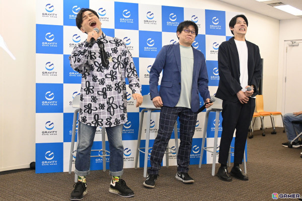 「東京サイコデミック」より森田成一さん、「神箱」より市ノ瀬加那さんが登壇したグラビティゲームアライズの発表会をレポートの画像32
