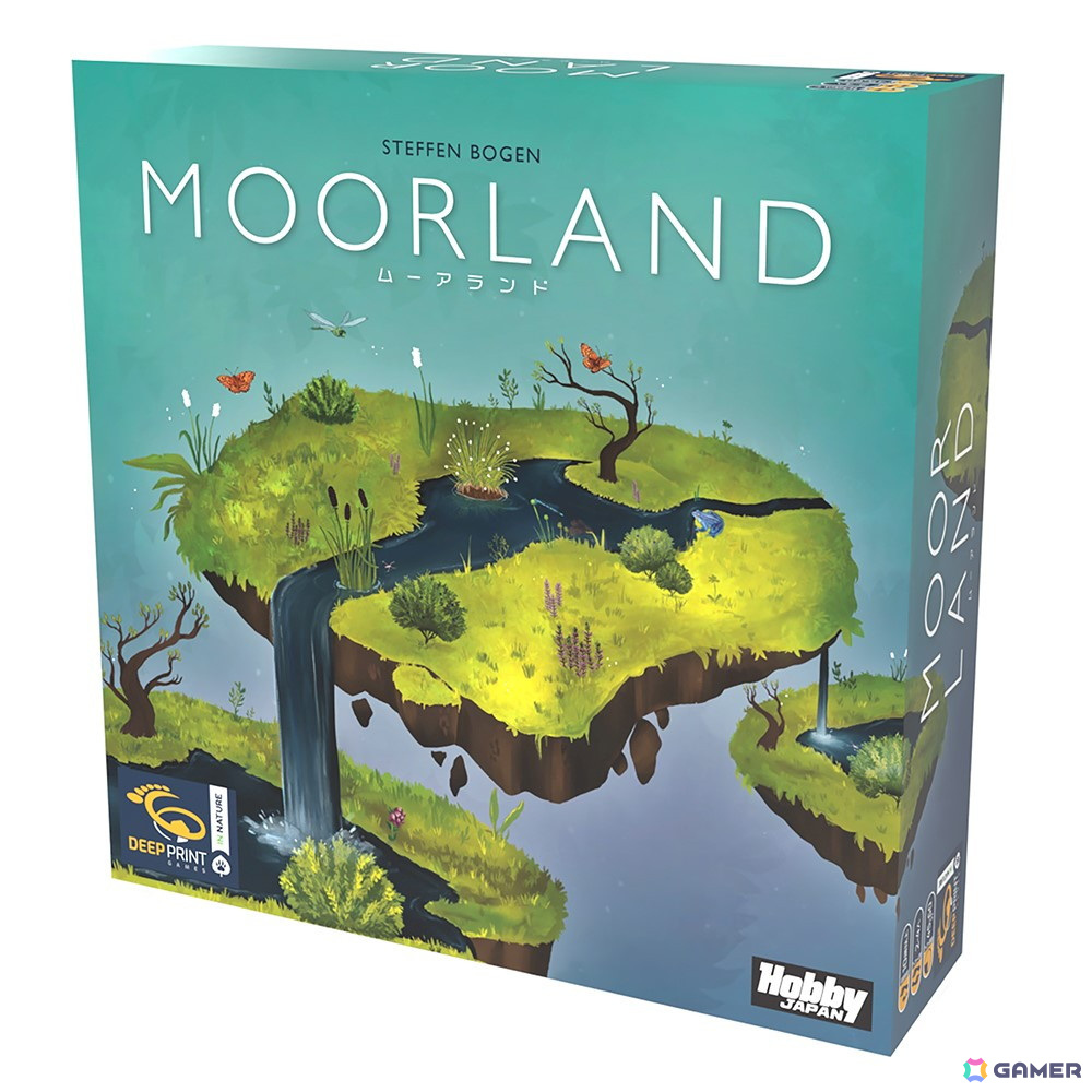 自然環境をテーマにしたボードゲーム「ムーアランド」日本語版が6月上旬に発売!水路をつないで生態系豊かな湿原を作ろうの画像