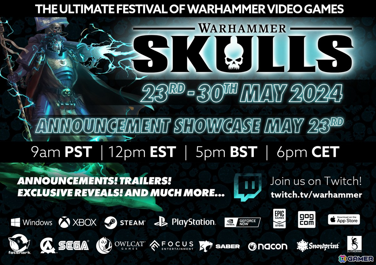 「Space Marine 2」や「Boltgun」など「ウォーハンマー」の発表を行うショーケース「Warhammer Skulls」が日本時間5月24日に復活！の画像