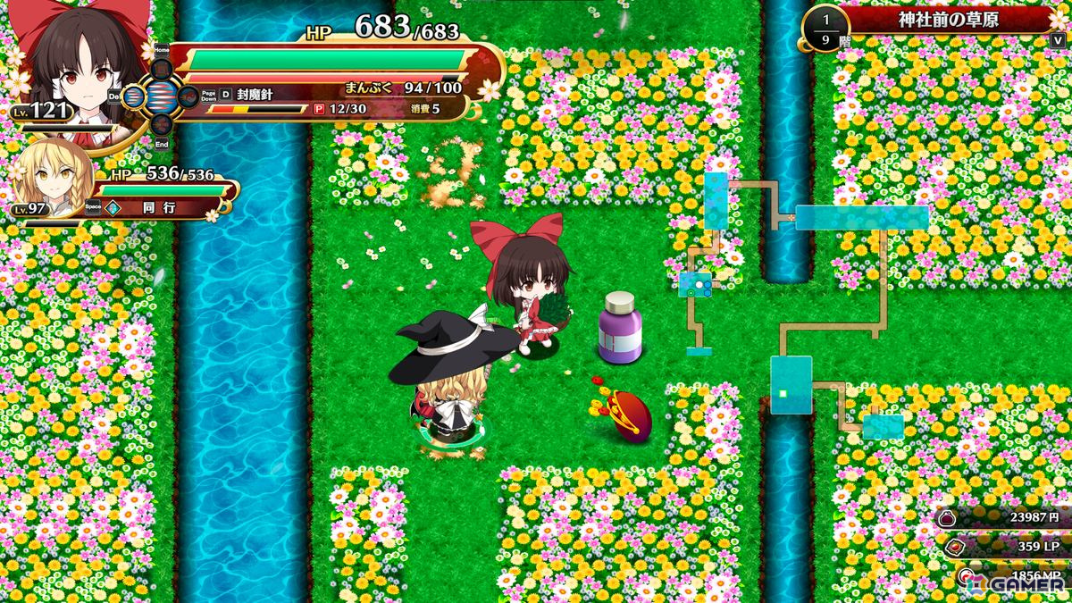 「不思議の幻想郷 -FORESIGHT-」のSteam版が配信開始！気軽に楽しめる“ローグライト”を追求したダンジョン探索RPGの画像3