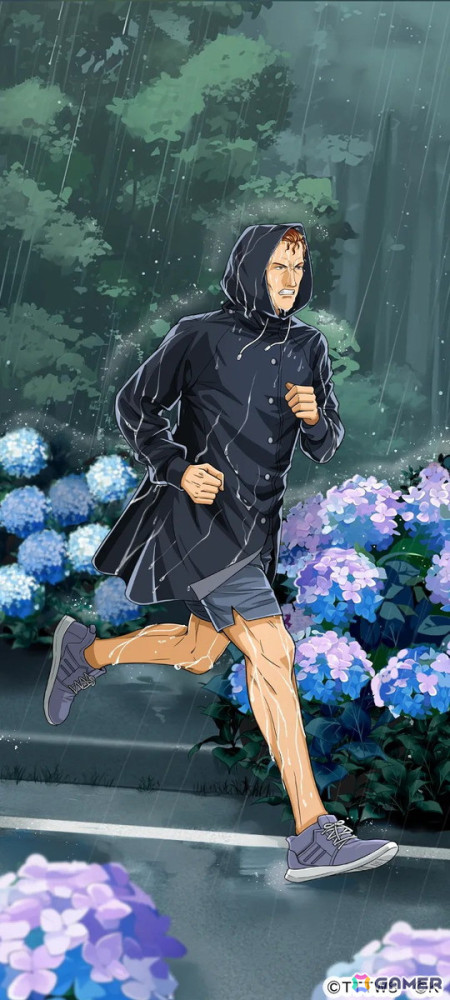 雨音の中を駆ける猛将