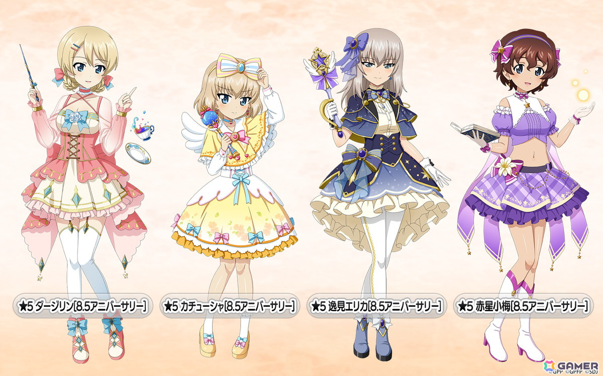 「ガールズ&パンツァー 戦車道大作戦!」8.5アニバーサリー生徒第3弾でダージリン、カチューシャ、逸見エリカ、赤星小梅が登場!の画像