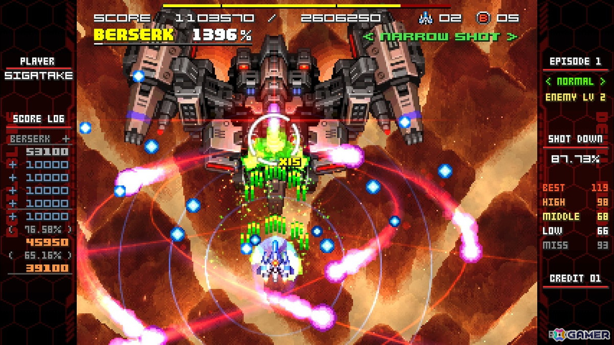 イラストレーター・シガタケ氏が手掛けるSTG「デビルブレイド リブート」がSteamにて5月24日にリリース決定！の画像