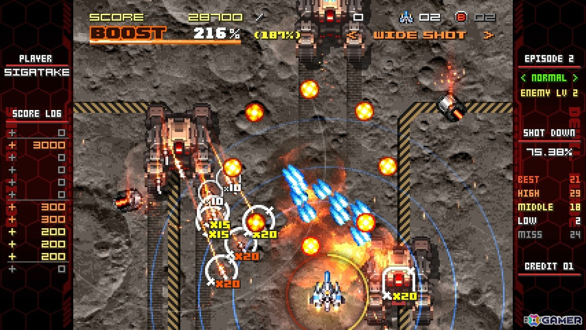 イラストレーター・シガタケ氏が手掛けるSTG「デビルブレイド リブート」がSteamにて5月24日にリリース決定！の画像