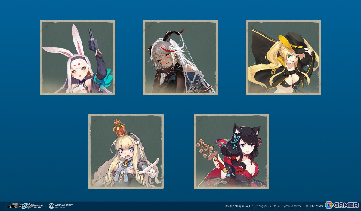 「World of Warships」で「アズレン」とのコラボ第6弾が開催!クイーン・エリザベス、扶桑、島風、ホーネット、エーギルが艦長として登場の画像