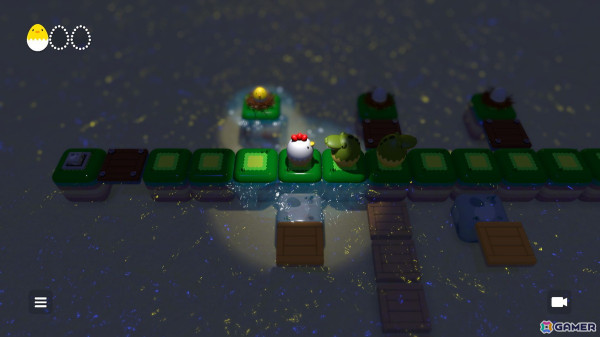 たまごの形をしたニワトリ“たまにわとり”がたまごをふ化させていくパズルゲーム「たまにわとりのパズル」がSteamで配信！の画像