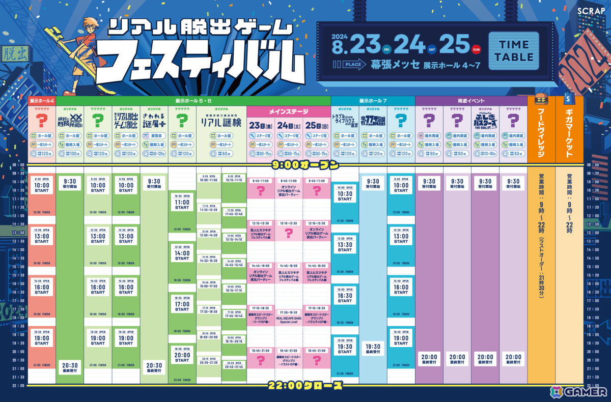 タイムテーブル