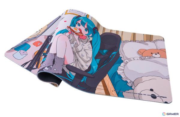 アスク×初音ミクのThermaltake製ゲーミングマウス＆マウスパッドが発表！maple氏によるキュートなイラストに注目の画像15
