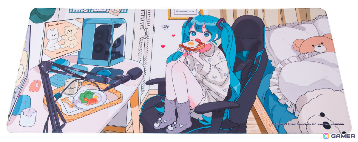 初音ミクコラボゲーミングマウスパッド　M700　　ツクモ　サーマルテイク　未開封 アスク×初音ミクのThermaltake製ゲーミングマウス＆マウスパッドが発表