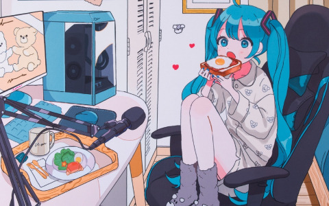 アスク×初音ミクのThermaltake製ゲーミングマウス＆マウスパッドが発表！maple氏によるキュートなイラストに注目