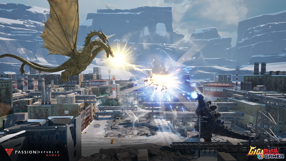 「GIGABASH」にキングギドラとヘドラがプレイアブルキャラクターとして参戦!DLC「ゴジラ:ネメシス」が配信開始の画像