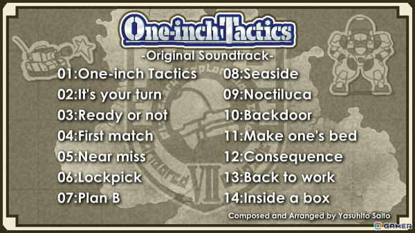 「One-inch Tactics」オリジナル・サウンドトラックがリリース決定！試聴動画が公開にの画像2