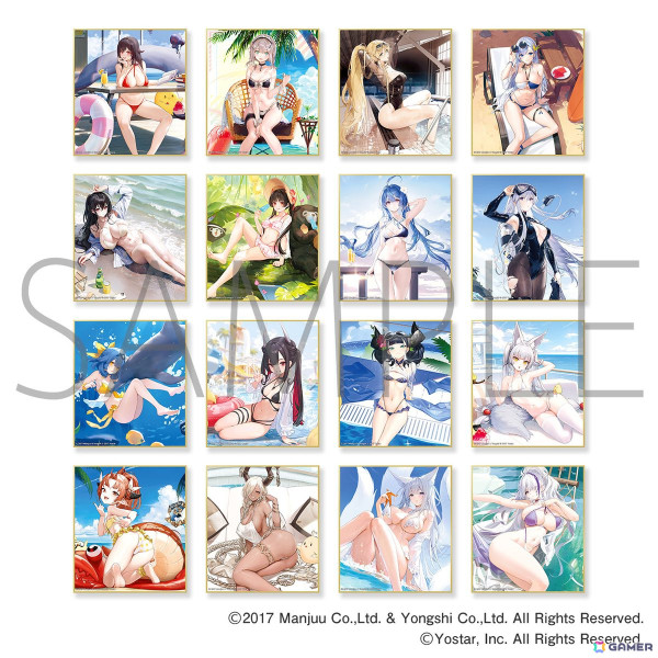 「アズールレーン サマーフェア2024」が8月2日より開催決定！“水着と濡髪”をテーマにした描き下ろしイラストのグッズが登場の画像12