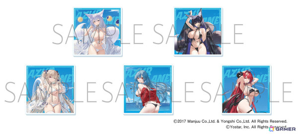 「アズールレーン サマーフェア2024」が8月2日より開催決定！“水着と濡髪”をテーマにした描き下ろしイラストのグッズが登場の画像8