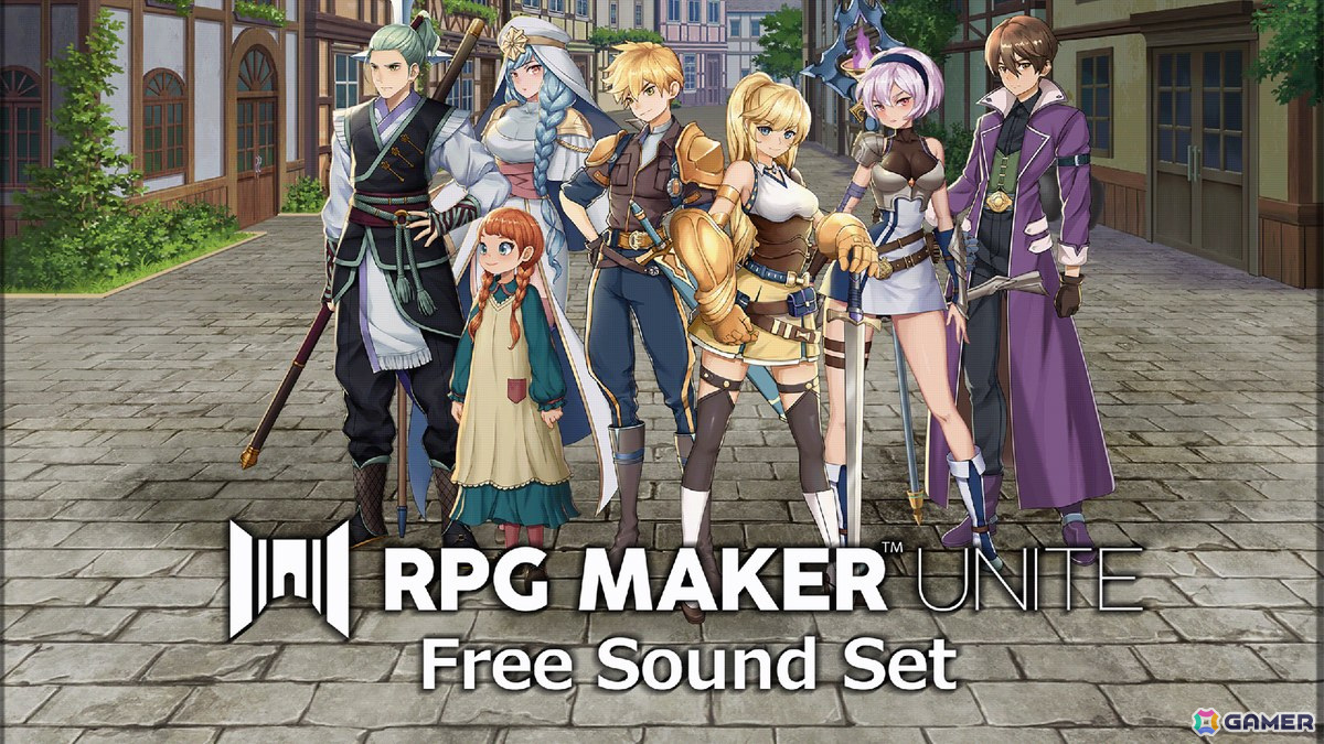 「RPG MAKER UNITE」Epic Games Store版が6月13日まで無料体験可能！専用DLC「Free Sound Set」の永久無料配布もの画像