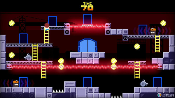 80年代ファミコン風アクション「ゴリアテ・デポ」Switch版が5月30日に発売！古き良きFCタイトルのオマージュも満載の画像3
