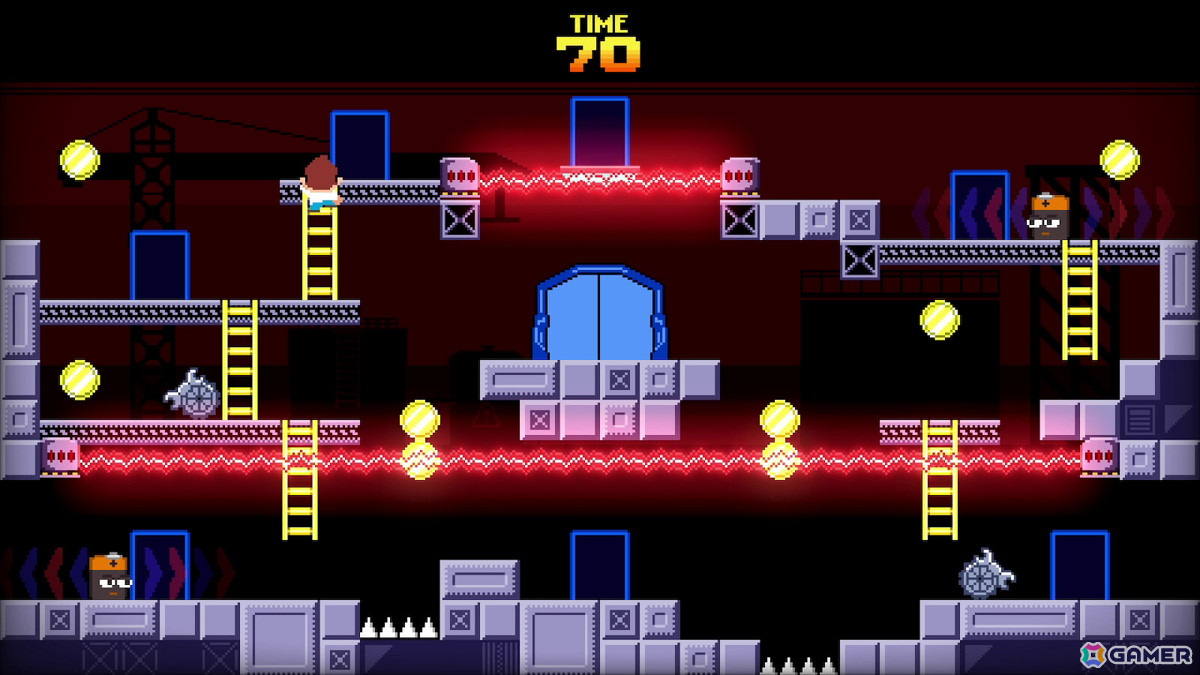 80年代ファミコン風アクション「ゴリアテ・デポ」Switch版が5月30日に発売！古き良きFCタイトルのオマージュも満載の画像