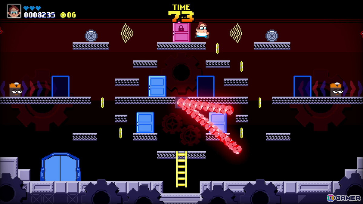 80年代ファミコン風アクション「ゴリアテ・デポ」Switch版が5月30日に発売！古き良きFCタイトルのオマージュも満載の画像