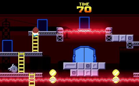 80年代ファミコン風アクション「ゴリアテ・デポ」Switch版が5月30日に発売！古き良きFCタイトルのオマージュも満載