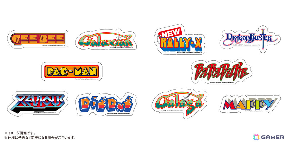 BNE、ビデオゲームIPのアートブランド「VIDEO GAME CLASSICS」をASOBI STOREに設立――「パックマン」「F/A」の新作グッズやナムコロゴ入りのTシャツなどが登場の画像
