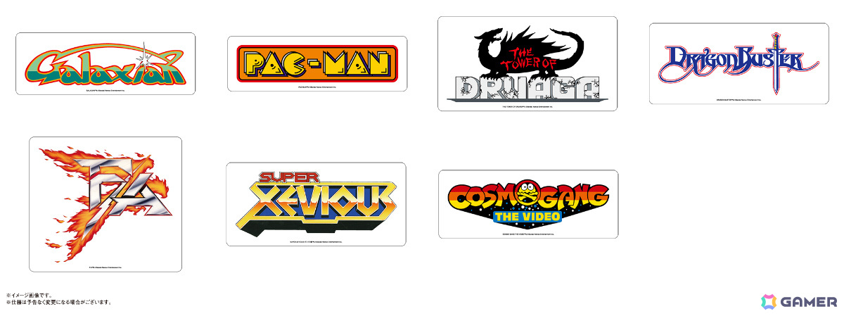 BNE、ビデオゲームIPのアートブランド「VIDEO GAME CLASSICS」をASOBI STOREに設立――「パックマン」「F/A」の新作グッズやナムコロゴ入りのTシャツなどが登場の画像