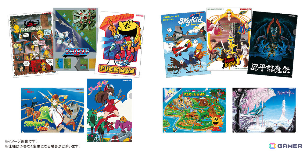 BNE、ビデオゲームIPのアートブランド「VIDEO GAME CLASSICS」をASOBI STOREに設立――「パックマン」「F/A」の新作グッズやナムコロゴ入りのTシャツなどが登場の画像