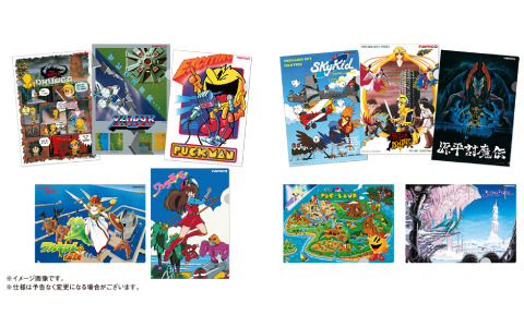 BNE、ビデオゲームIPのアートブランド「VIDEO GAME CLASSICS」をASOBI STOREに設立――「パックマン」「F/A」の新作グッズやナムコロゴ入りのTシャツなどが登場