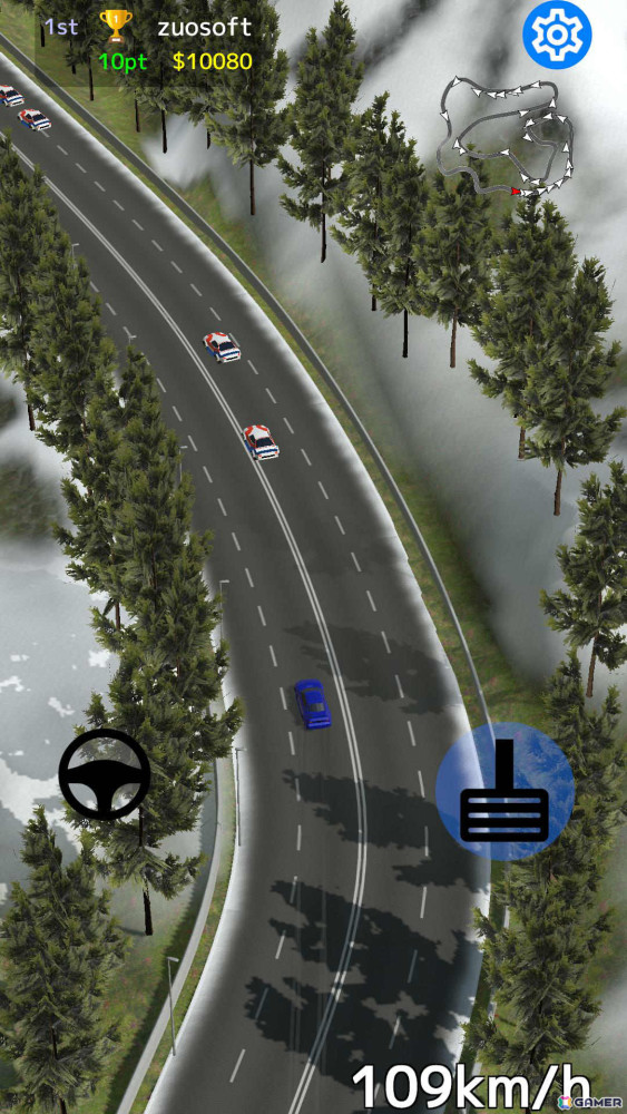「サイドバイサイド ラリー」が配信！全世界のユーザーのゴーストカーと対戦できるラリーレーシングゲームの画像6