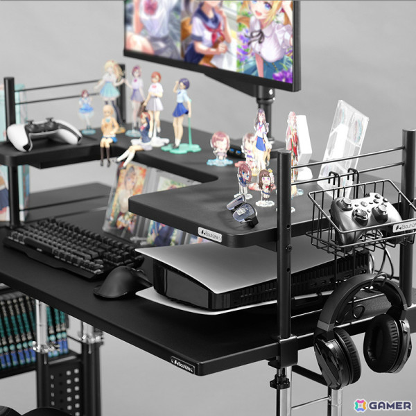 今あるデスクに後付けで“推し活デスク”化！Bauhutteより大型デスクラック＆タペストリー専用ハンガーが発売の画像15