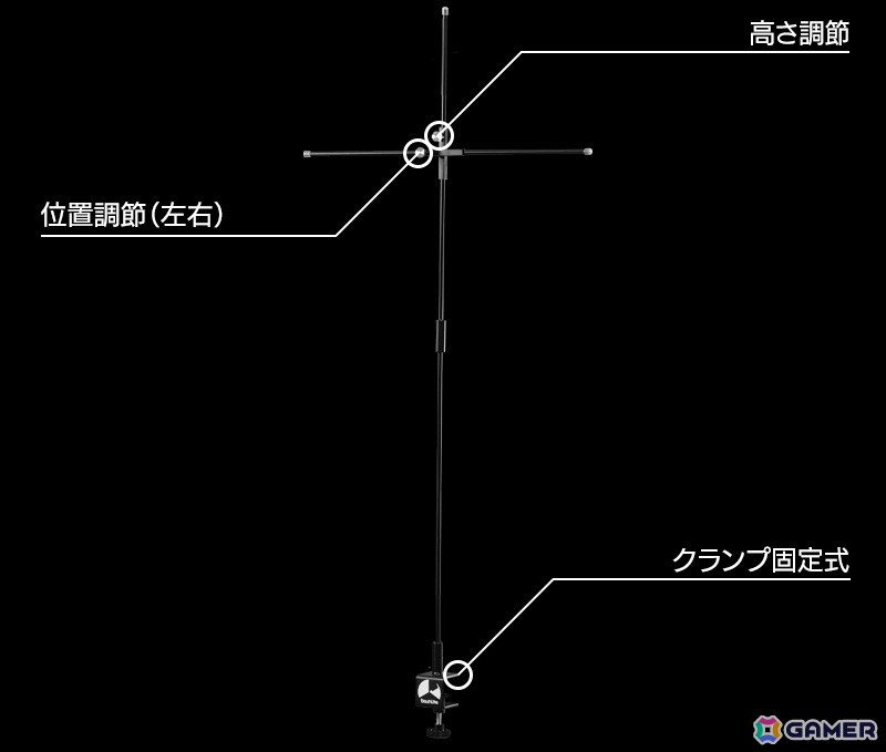 今あるデスクに後付けで“推し活デスク”化！Bauhutteより大型デスクラック＆タペストリー専用ハンガーが発売の画像