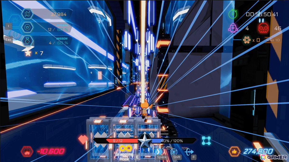 ウサギの戦士がランダムに変化するステージを駆け抜けるラン＆ジャンプ系アクションゲーム「Star Rabbits」の早期アクセスがSteamで開始！の画像8