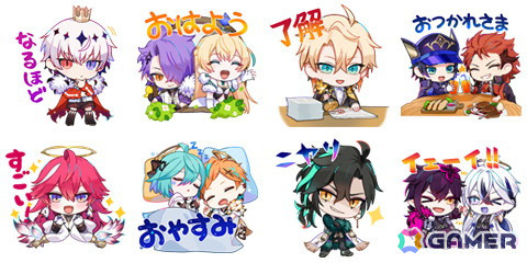 「悪魔王子と操り人形」限定デザインのLINEスタンプが無料で配布！ちびキャラたちが描かれた日常使いしやすいスタンプが収録の画像2