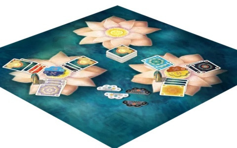 2人用ボードゲーム「マンダラ」の世界観をもとにした「華曼荼羅」日本語版が6月上旬に発売！4人までプレイ可能に